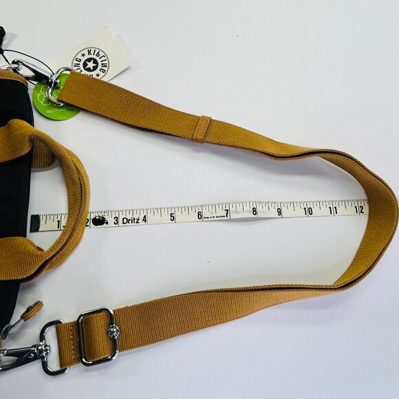 Kipling Danilo Crossbody Bag Nylon Convertible Tote Monkey Keychain Lightweight - Picture 14 of 16